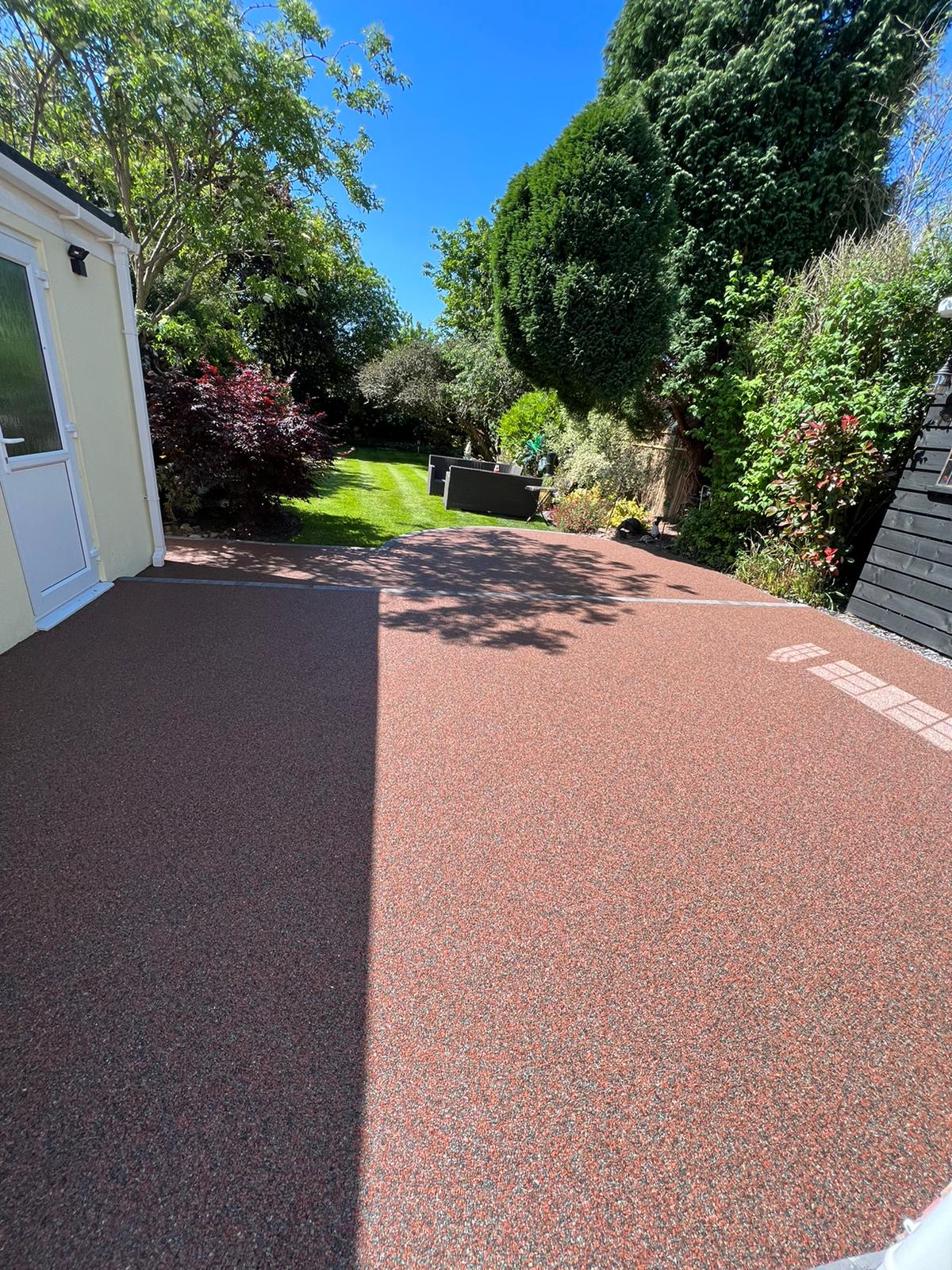 Resin bound Patio Red Forest
